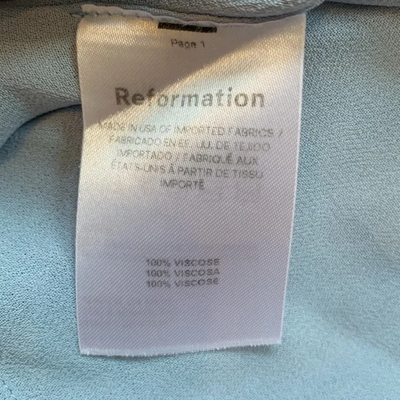 Reformation Evelyn Dress